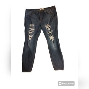 Mudd size 18 distressed jeans